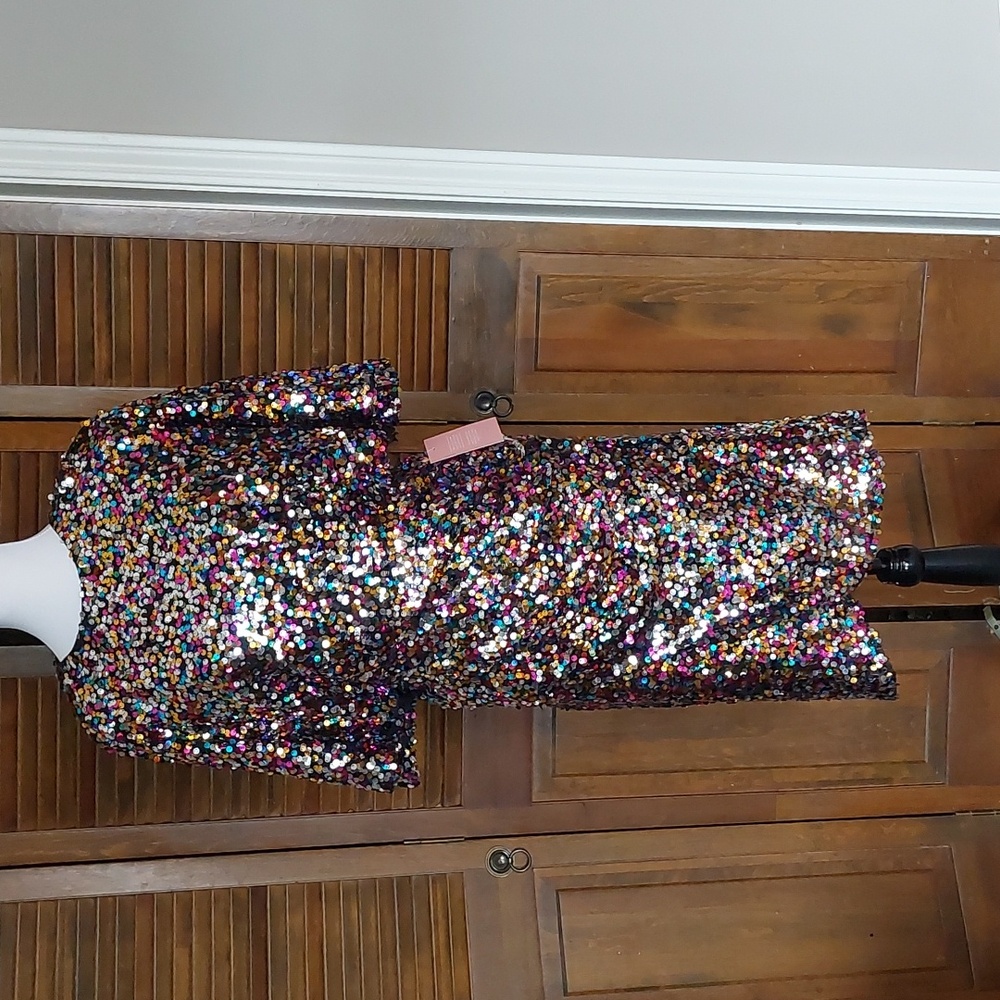 NWT Ivy City Co Confetti Midi Dress Sz 8 - Picture 4 of 16